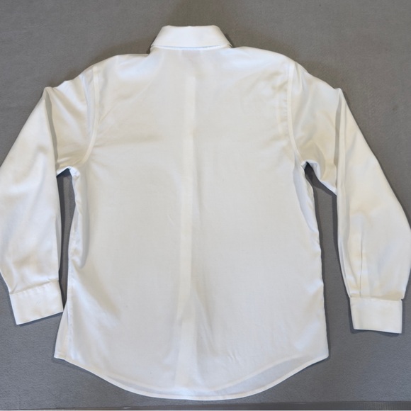 Talbots White Button-Front Women's Blouse - Picture 4 of 6